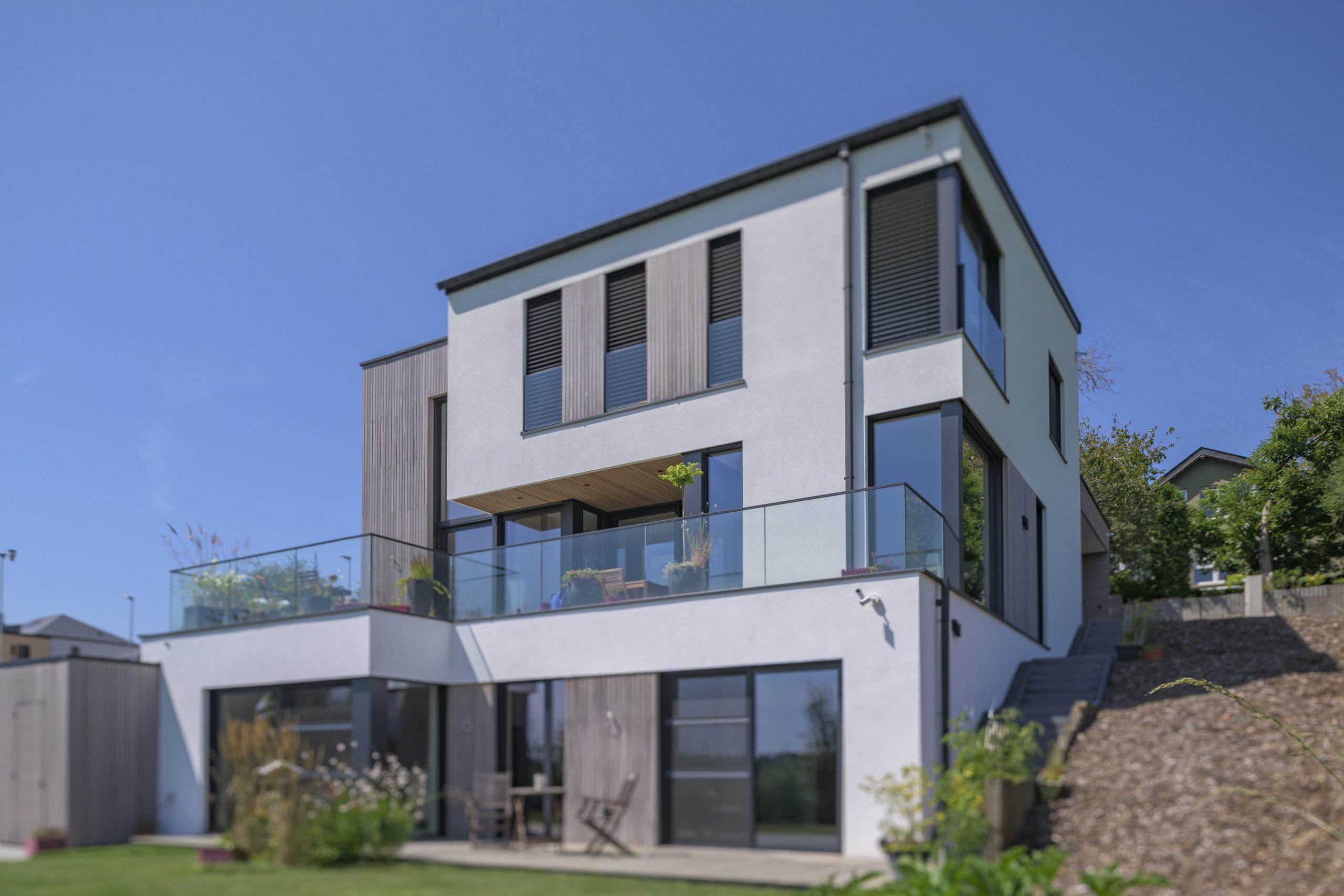 maison ossature bois d'un constructeur de maison en bois en Belgique