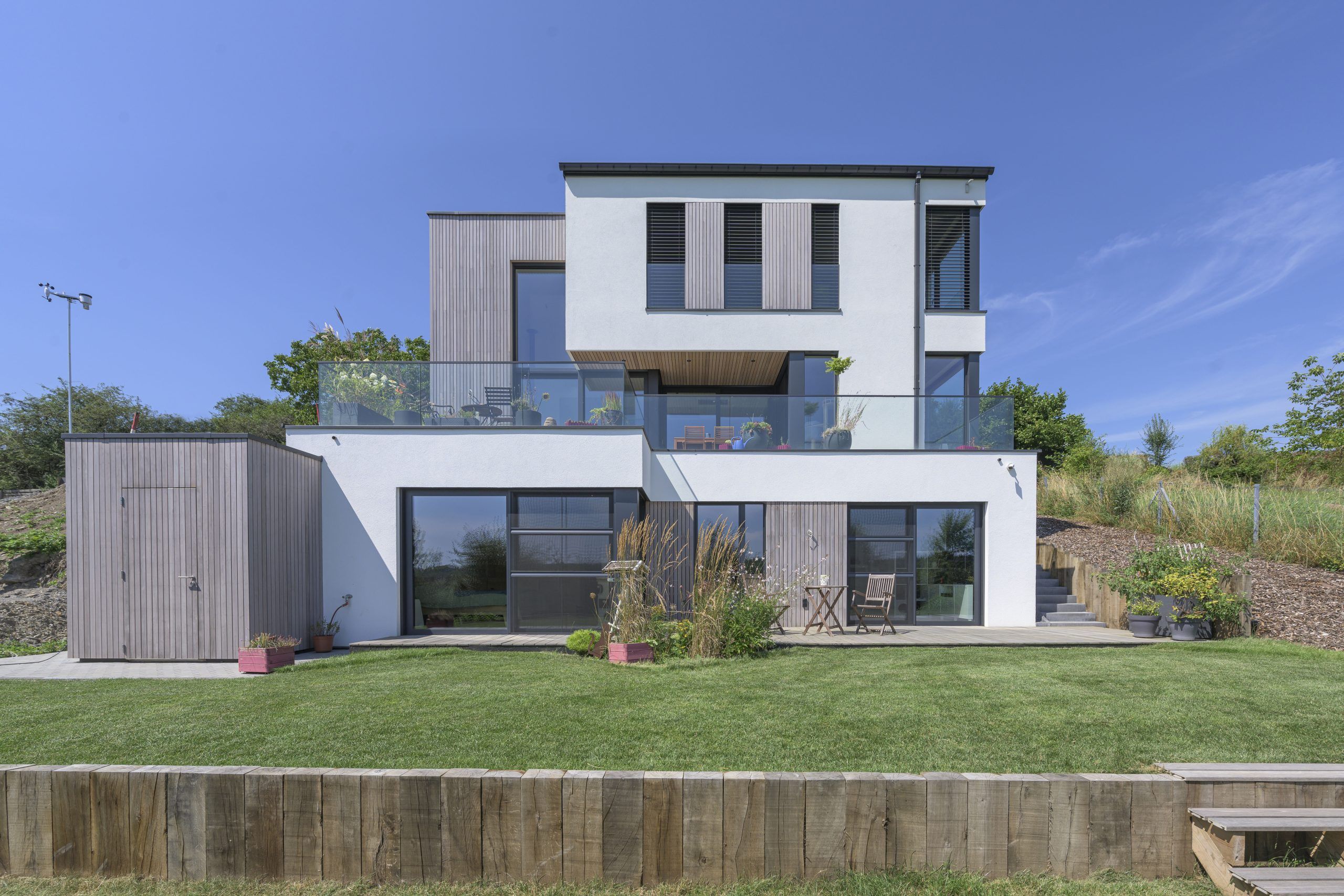 maison ossature bois d'un constructeur de maison en bois en Belgique