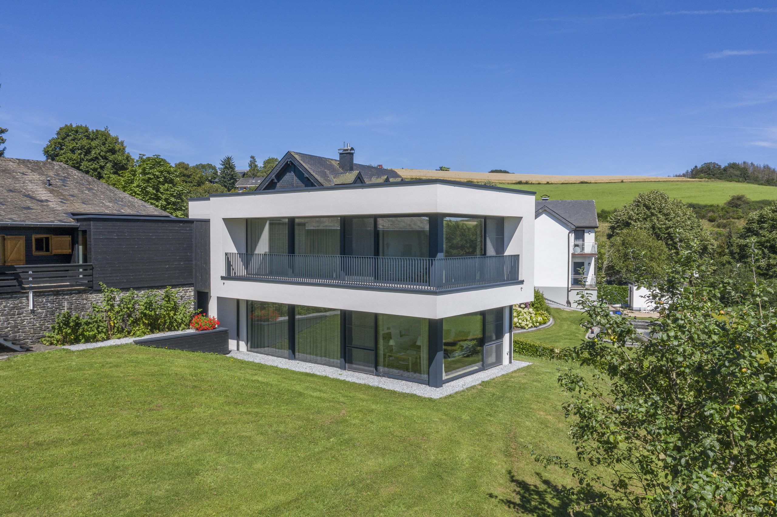 maison ossature bois d'un constructeur de maison en bois en Belgique